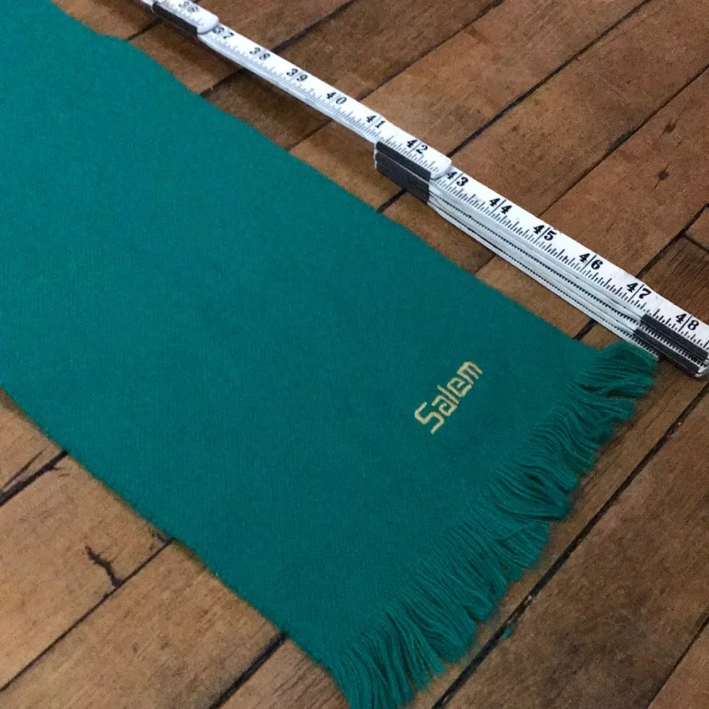 Men's Green Wool Blend Scarf‎